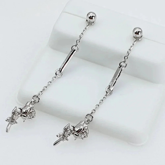 "925 Sterling Silver Cubic Zirconia Earrings, U19254684 - Picture 7 of 11